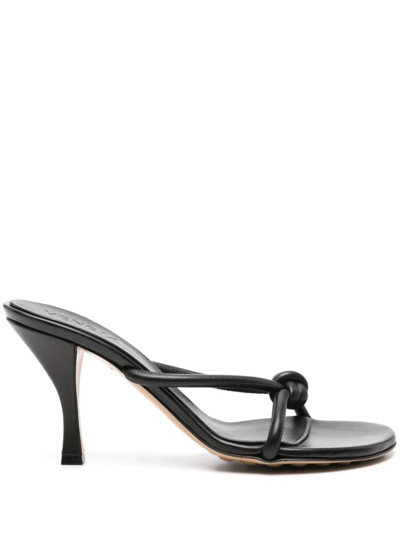 Black Blink 80 Leather Sandals