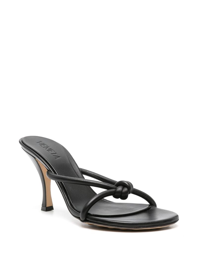 Black Blink 80 Leather Sandals