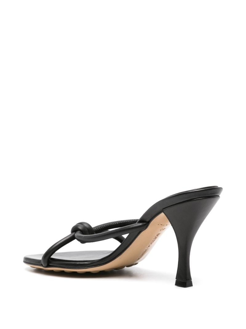 Black Blink 80 Leather Sandals