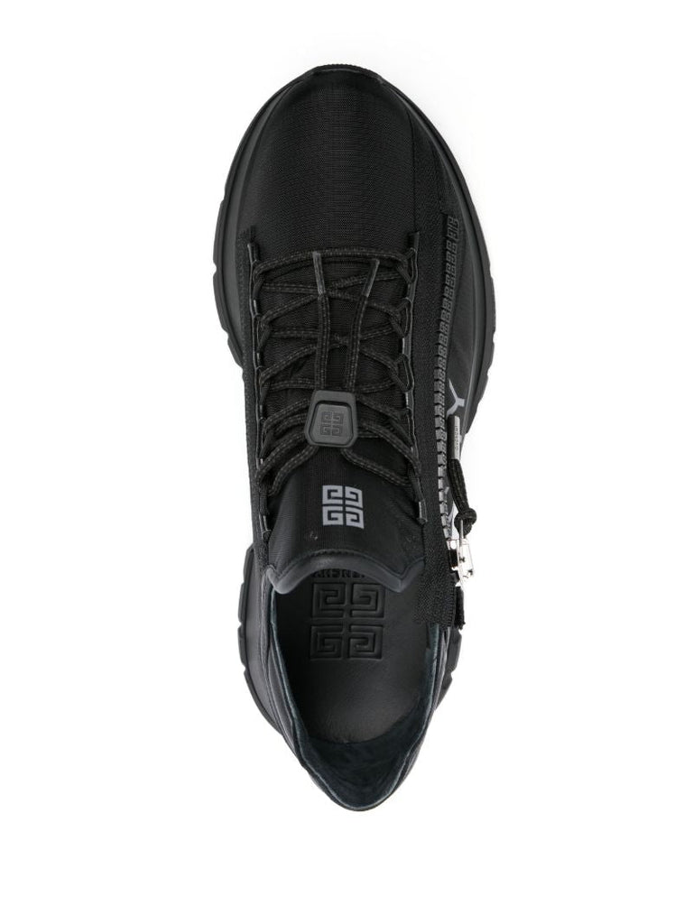 Black Spectre Runner Zipped Sneakers