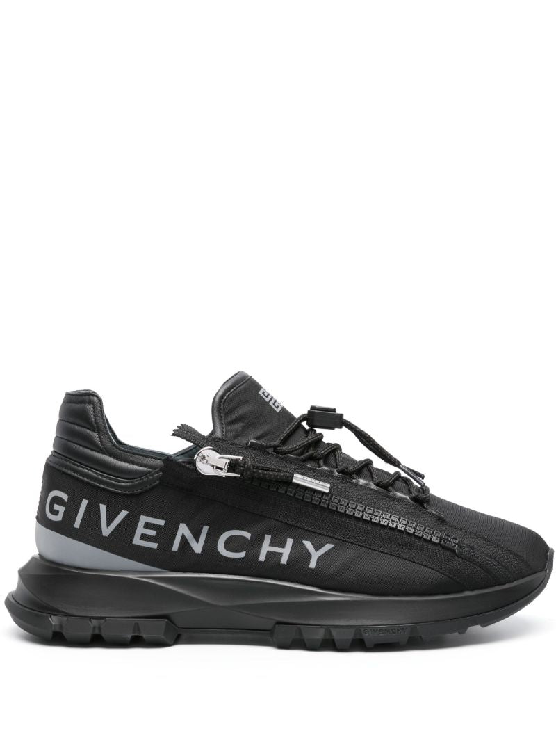 Black Spectre Runner Zipped Sneakers