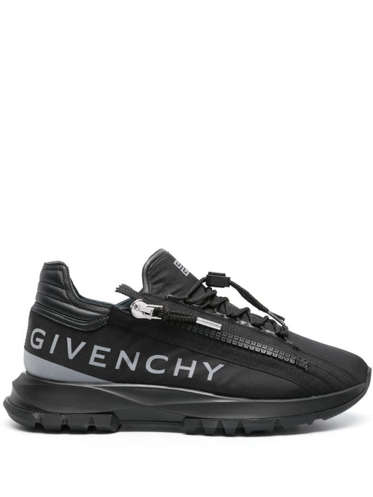 Black Spectre Runner Zipped Sneakers