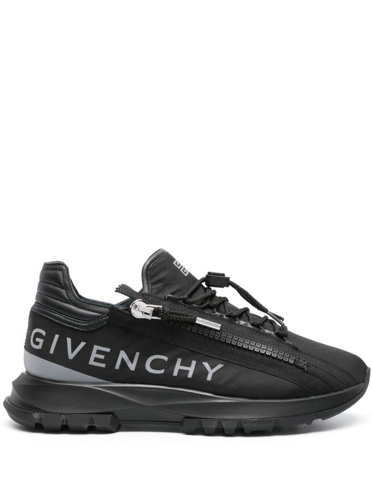 Black Spectre Runner Zipped Sneakers