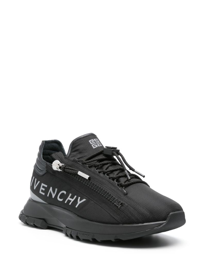Black Spectre Runner Zipped Sneakers