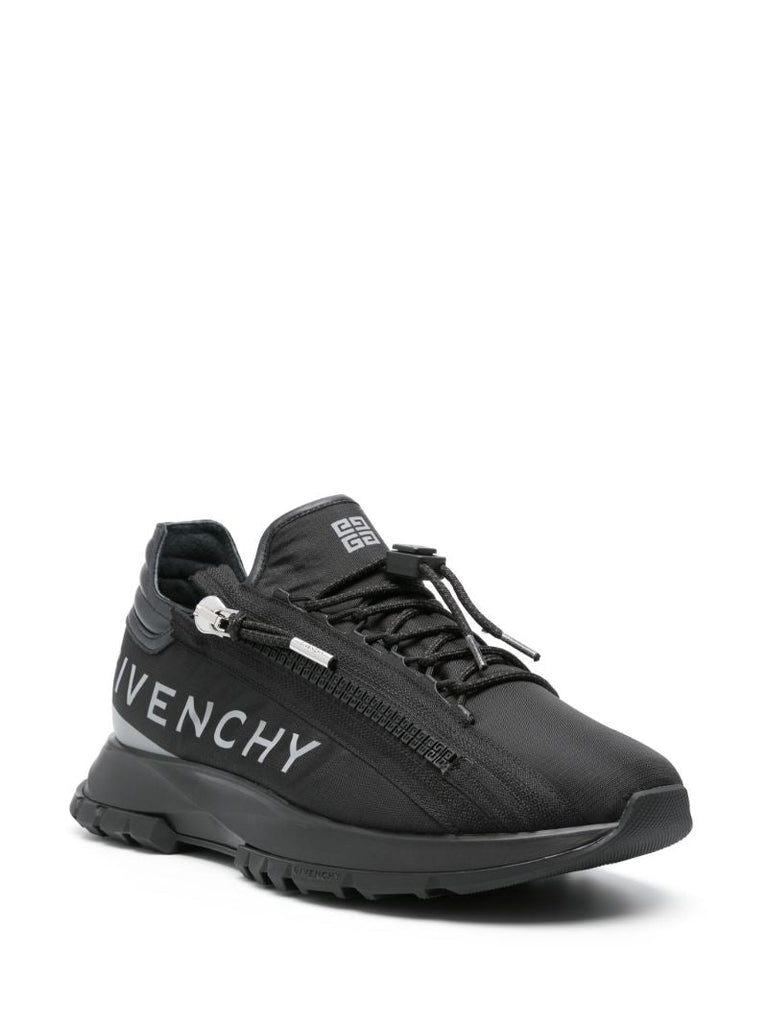 Black Spectre Runner Zipped Sneakers