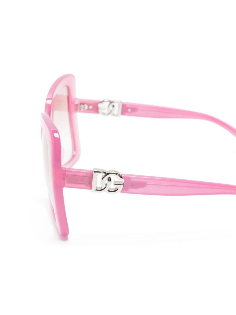 Pink Dg Devotion Oversized-frame Sunglasses