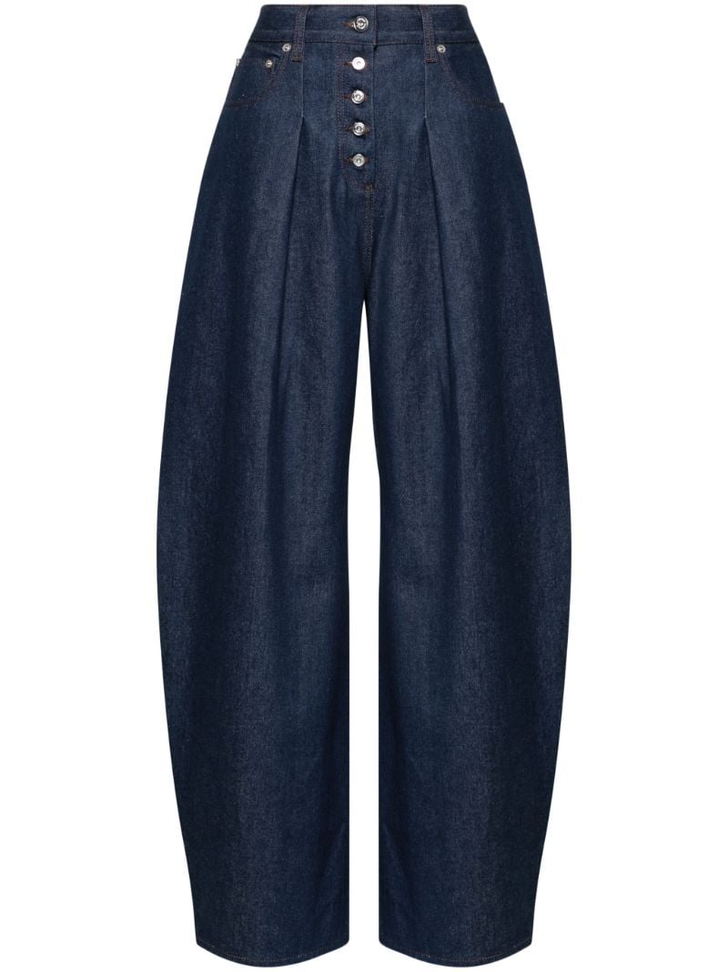 Blue Le De-nimes Ovalo Balloon Jeans