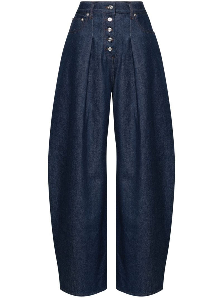 Blue Le De-nimes Ovalo Balloon Jeans