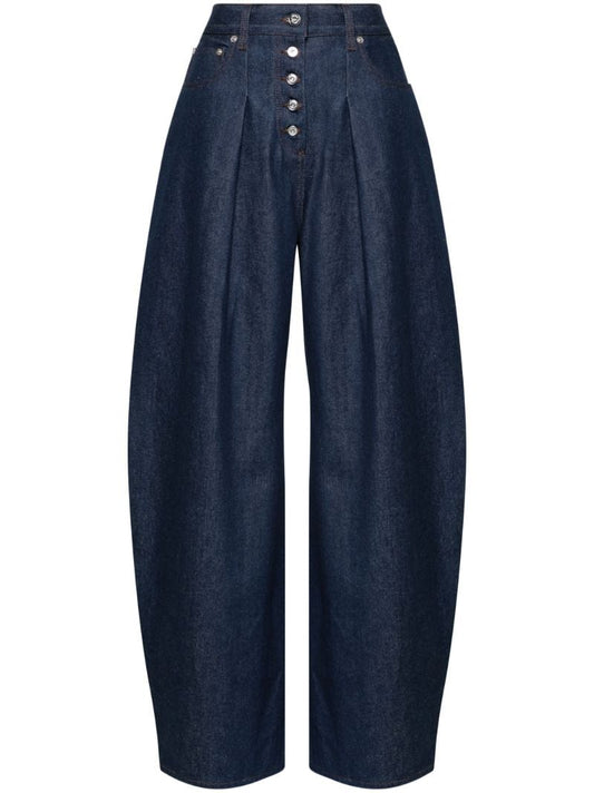 Blue Le De-nimes Ovalo Balloon Jeans