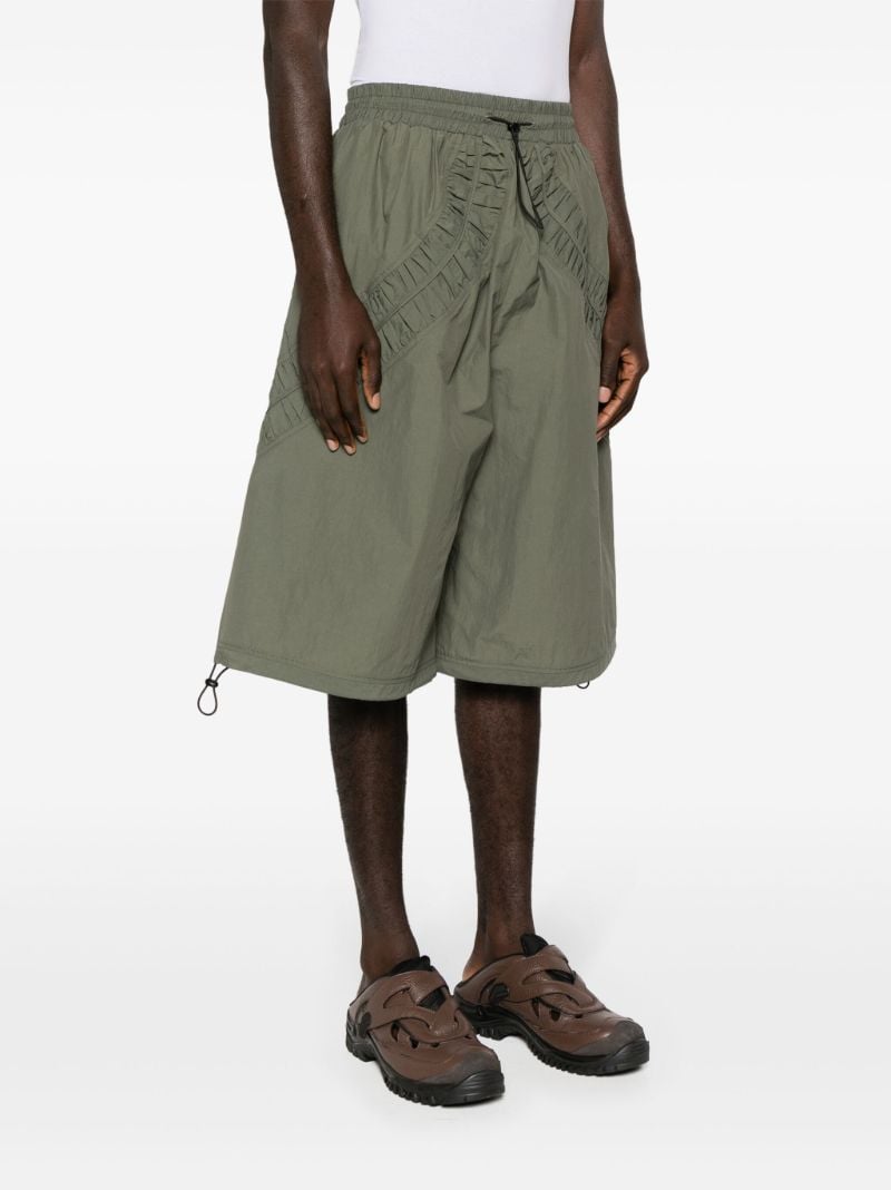 Green Fossil Drop-crotch Shorts