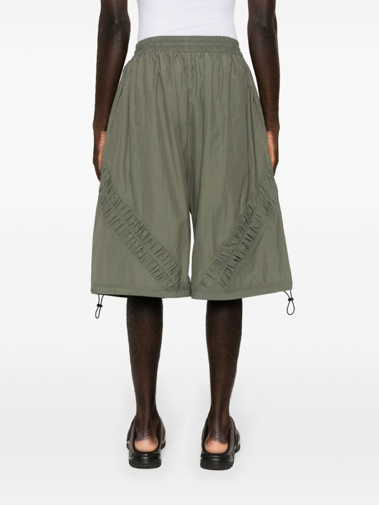Green Fossil Drop-crotch Shorts