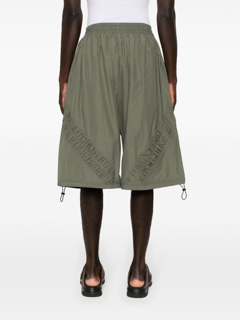Green Fossil Drop-crotch Shorts