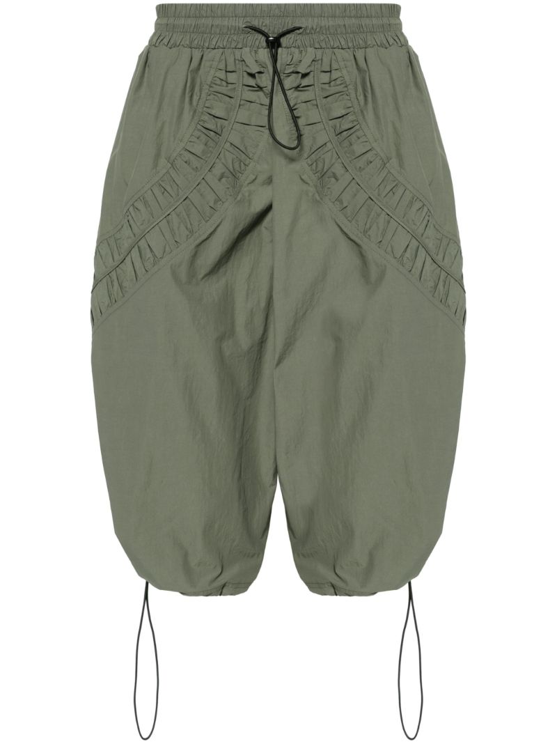 Green Fossil Drop-crotch Shorts