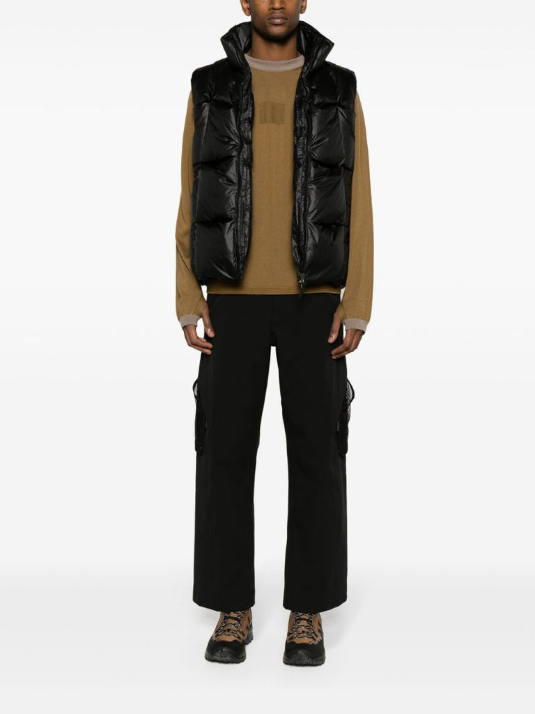 Black Three-dimensional Down Vest