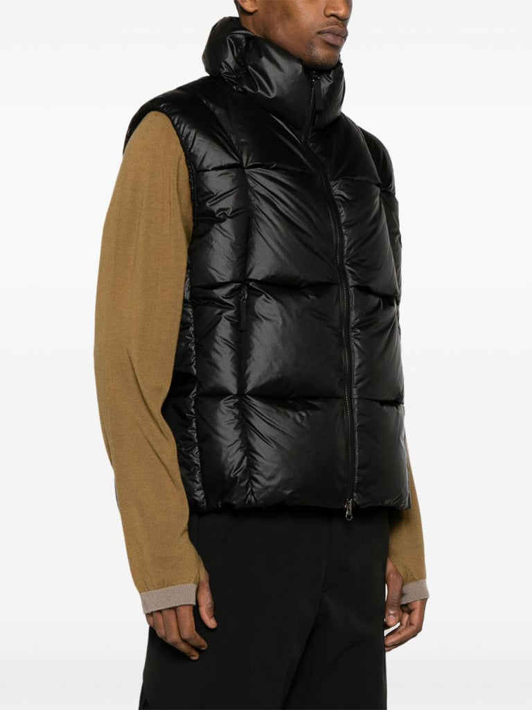 Black Three-dimensional Down Vest
