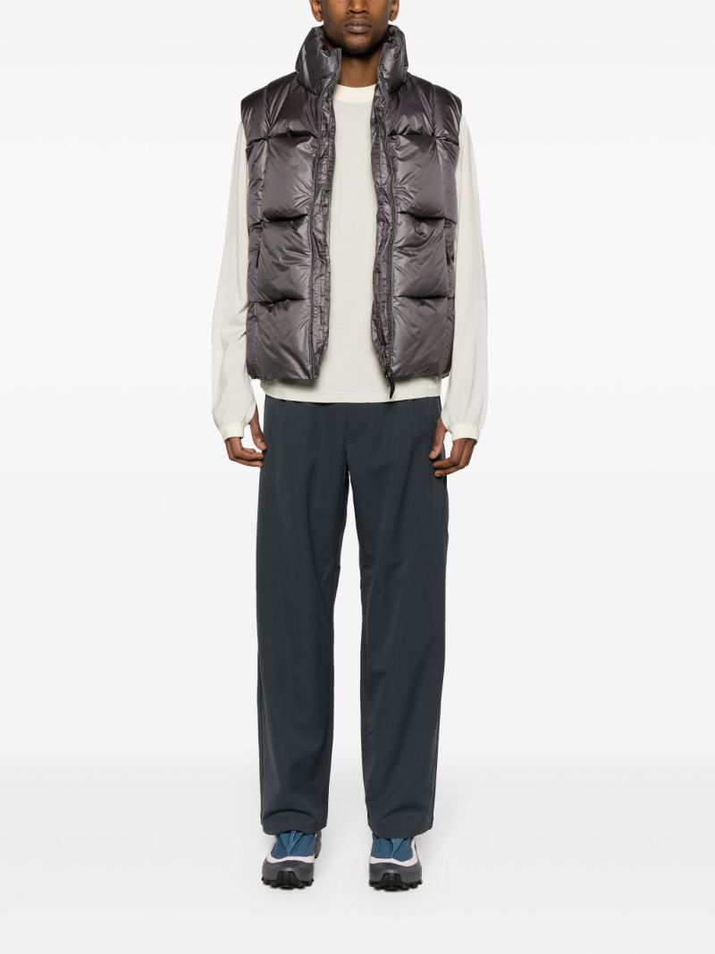 Grey Three-dimensional Quilted Vest