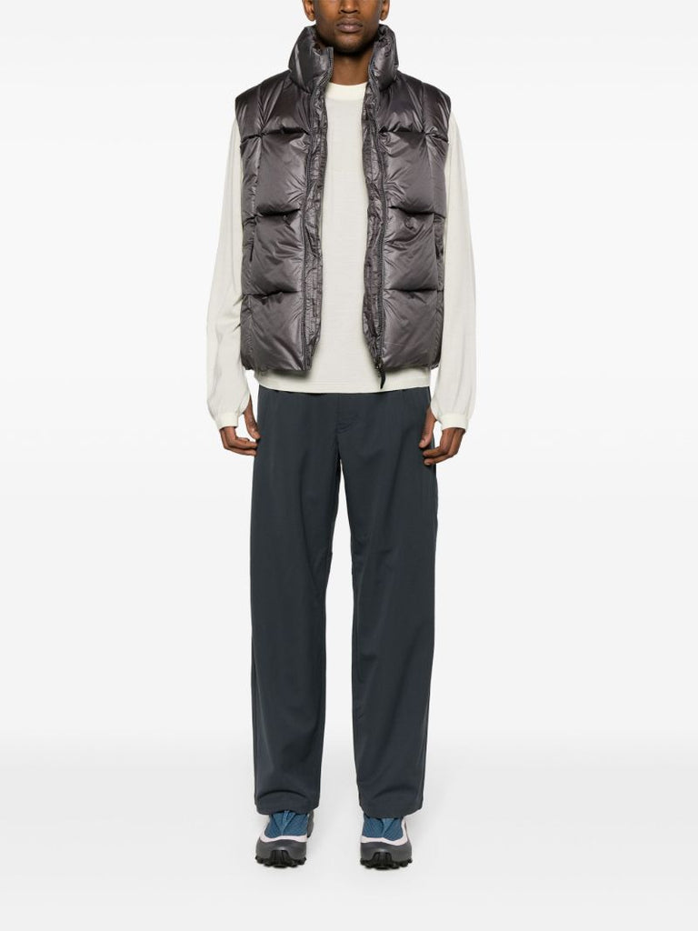 Grey Three-dimensional Quilted Vest