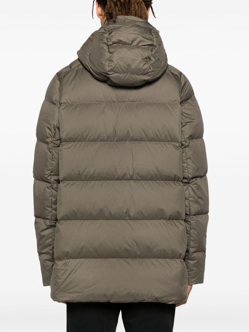 Grey Wunder Hooded Quilted Jacket