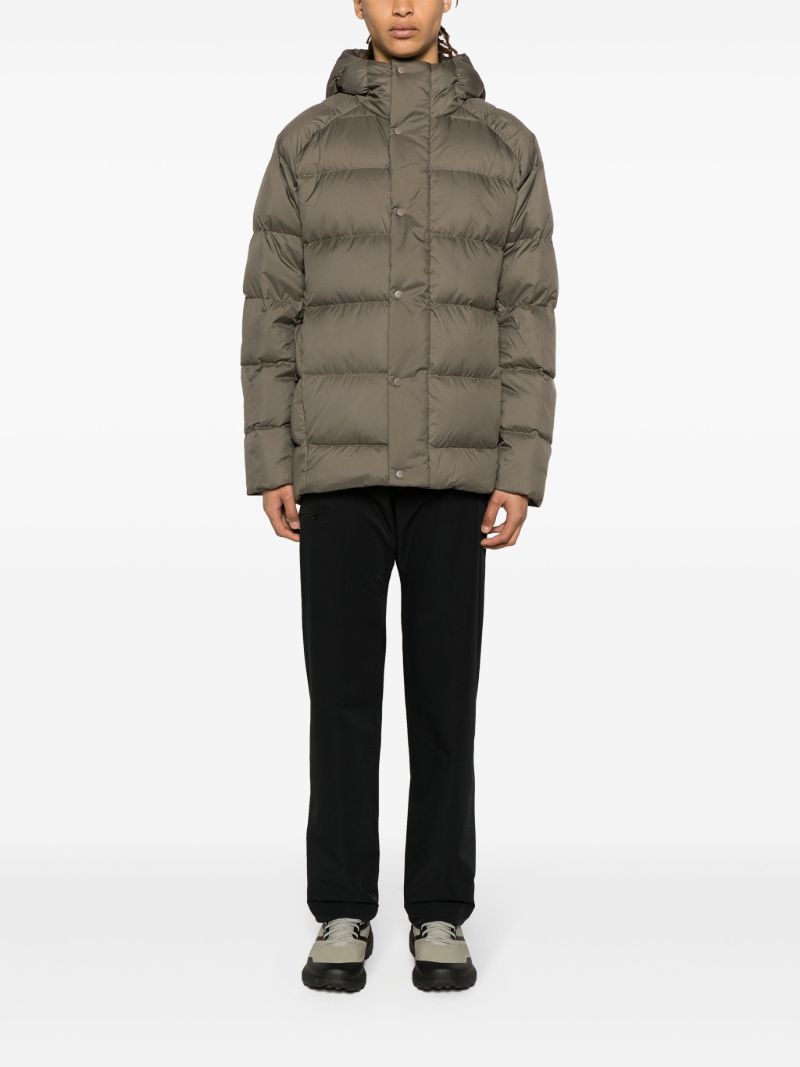 Grey Wunder Hooded Quilted Jacket