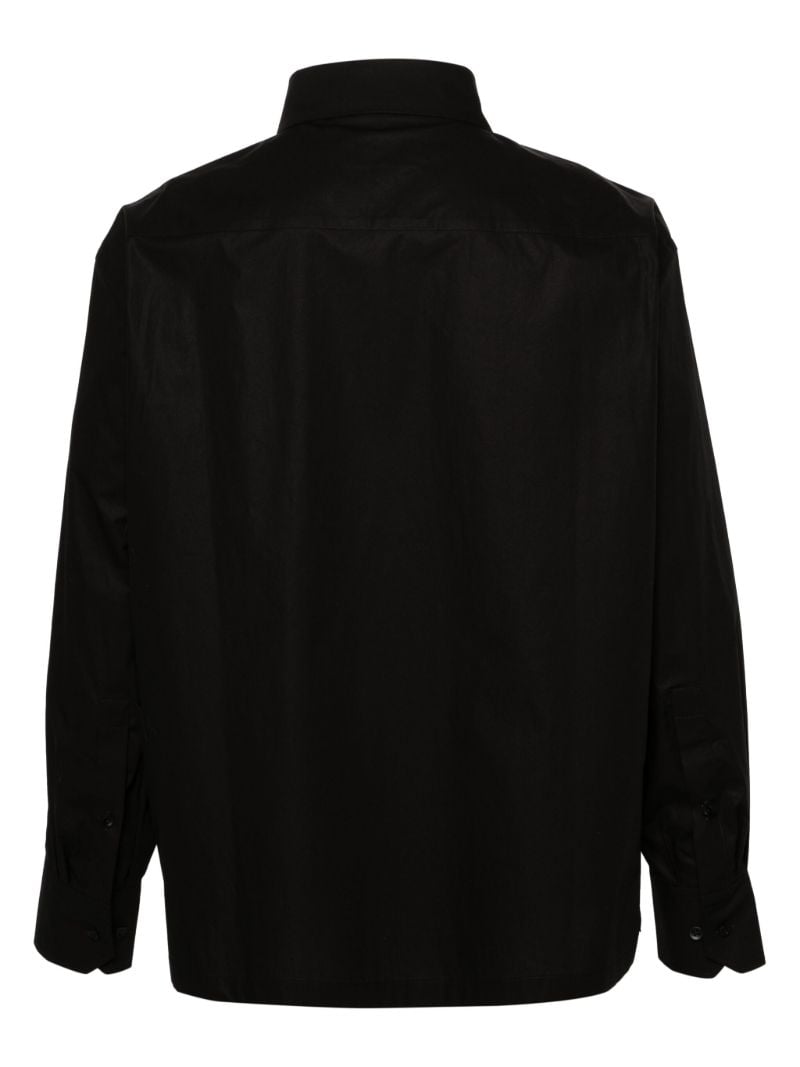 Black Circle Cotton Shirt