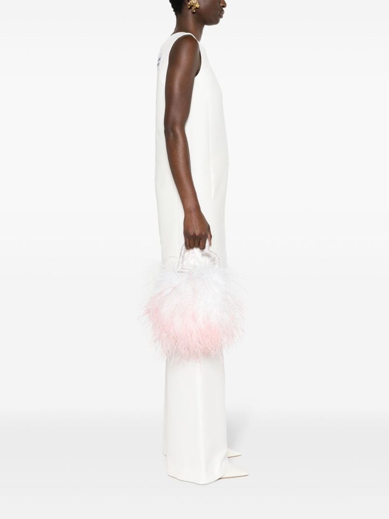Pink Love Feather Tote Bag