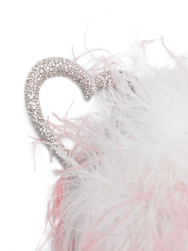 Pink Love Feather Tote Bag