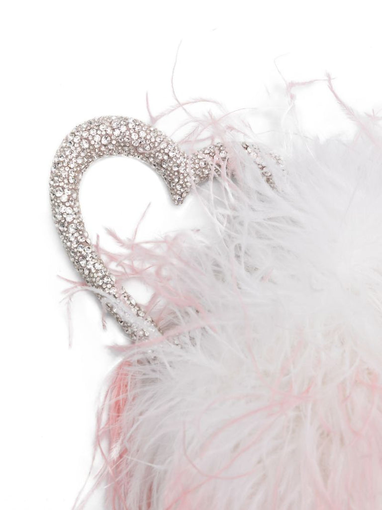 Pink Love Feather Tote Bag