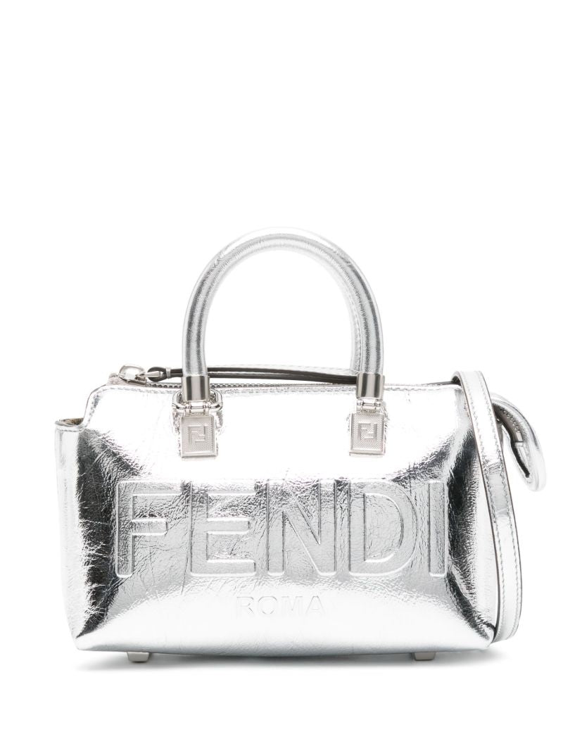 Silver By the Way Mini Leather Bag