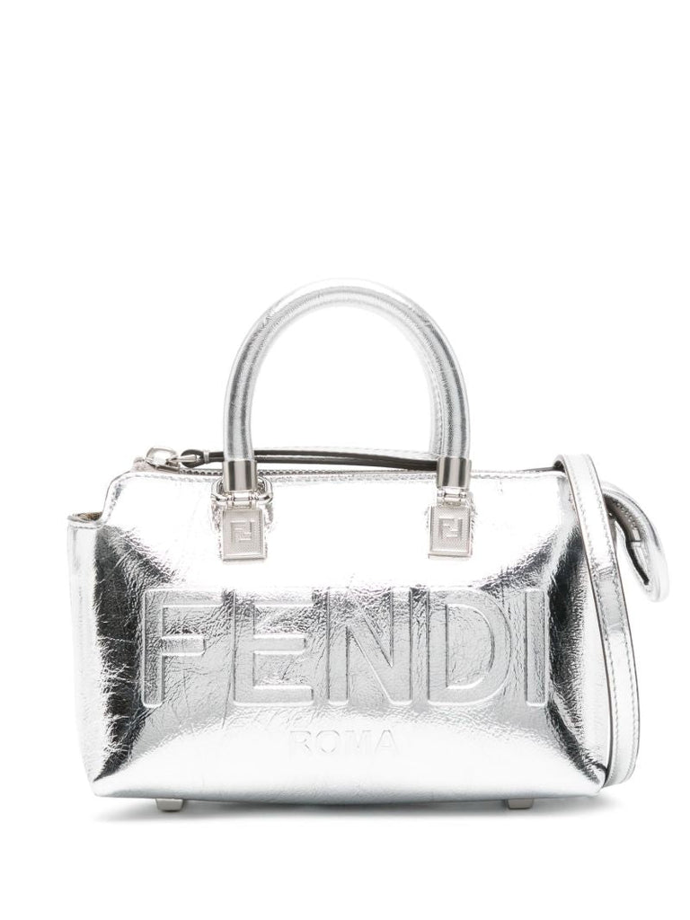 Silver By the Way Mini Leather Bag