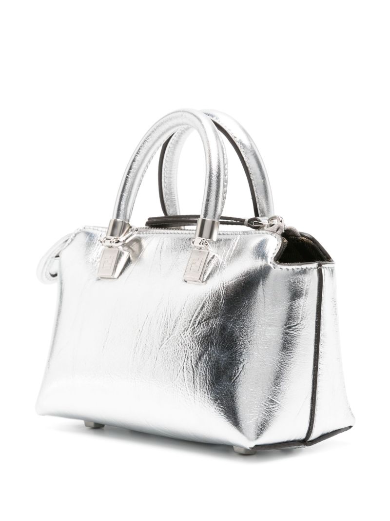 Silver By the Way Mini Leather Bag