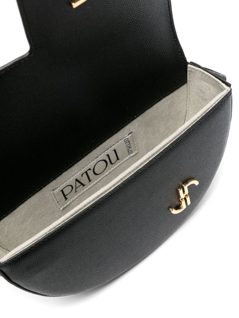 Black Le Petit Patou Leather Shoulder Bag