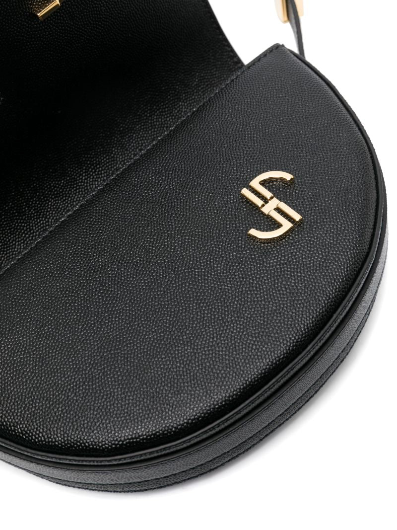 Black Le Petit Patou Leather Shoulder Bag