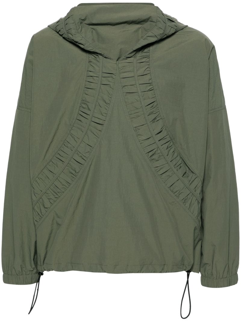 Green Fossil Smocked Anorak