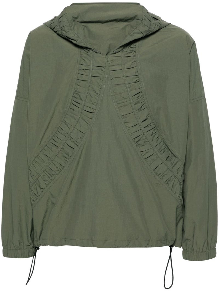 Green Fossil Smocked Anorak