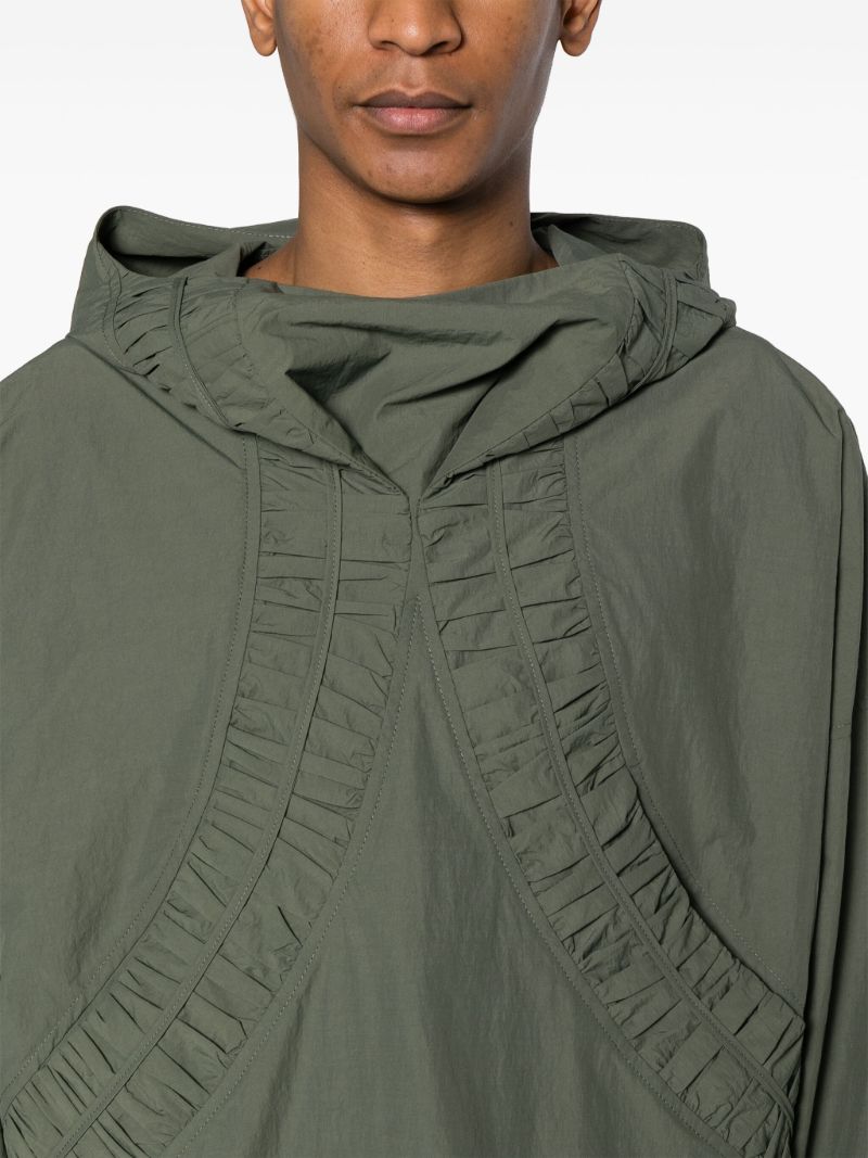 Green Fossil Smocked Anorak