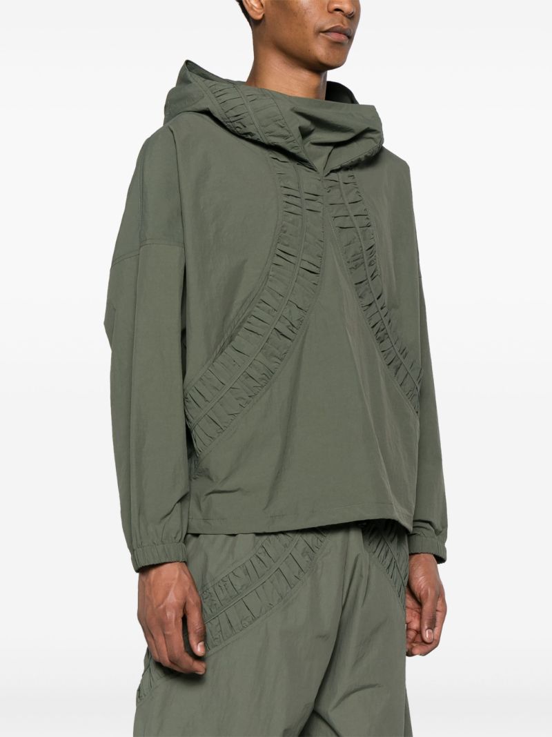 Green Fossil Smocked Anorak