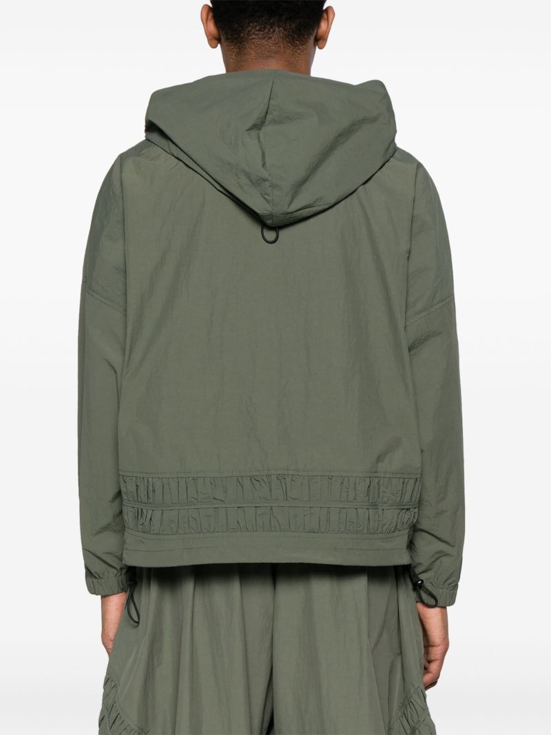 Green Fossil Smocked Anorak
