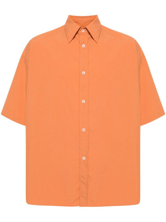 Orange Chisholm Point-collar Shirt