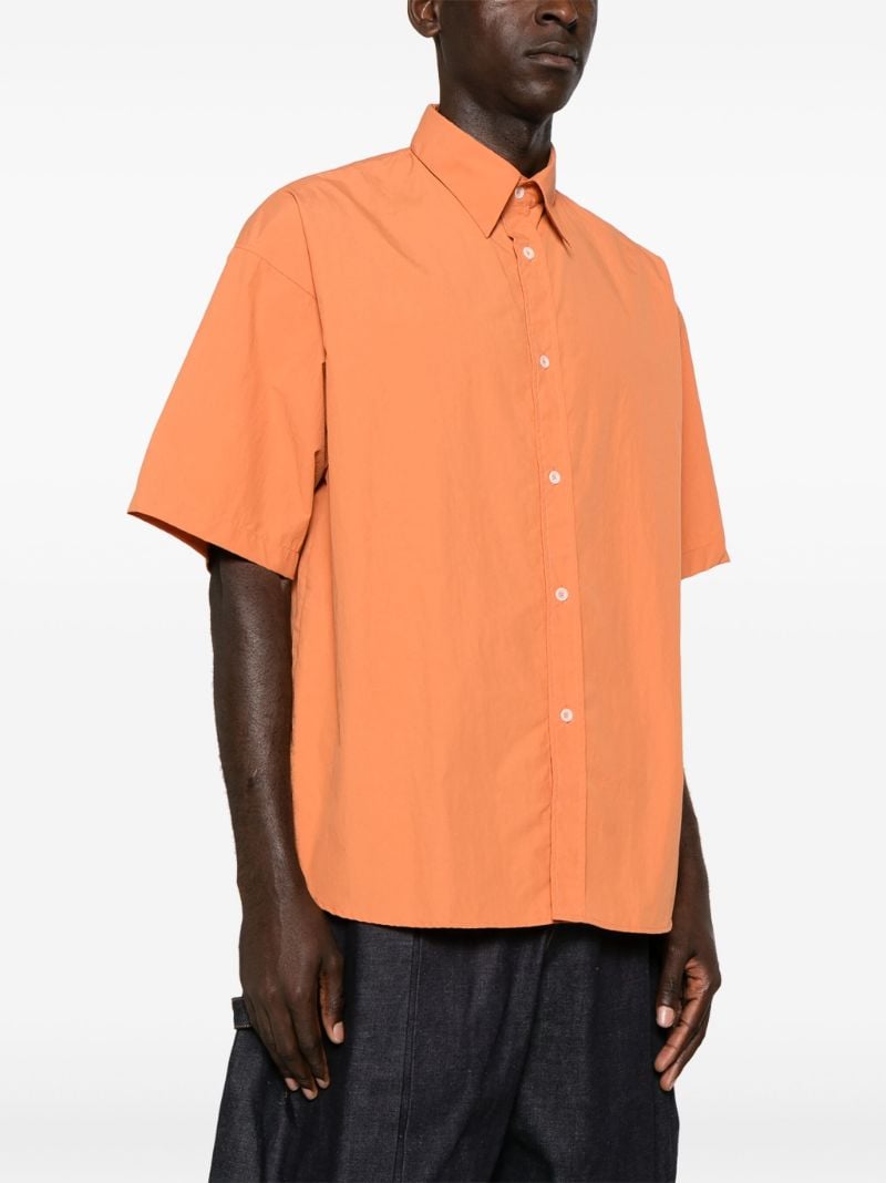 Orange Chisholm Point-collar Shirt