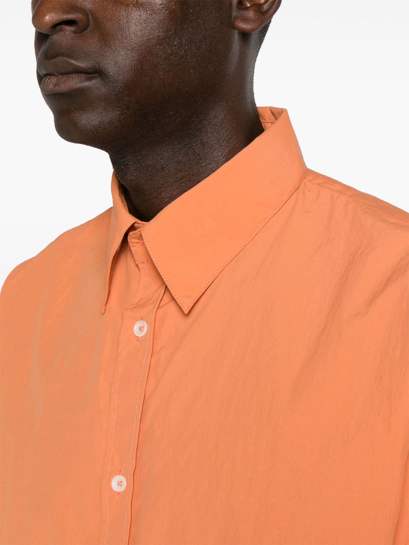 Orange Chisholm Point-collar Shirt