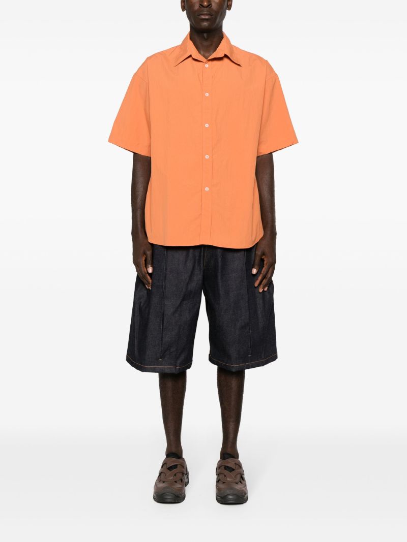 Orange Chisholm Point-collar Shirt