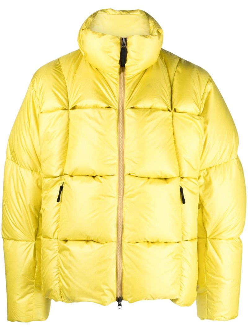 Yellow Three-dimensional Down Jacket