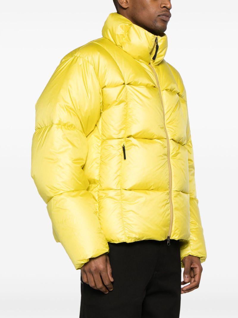 Yellow Three-dimensional Down Jacket