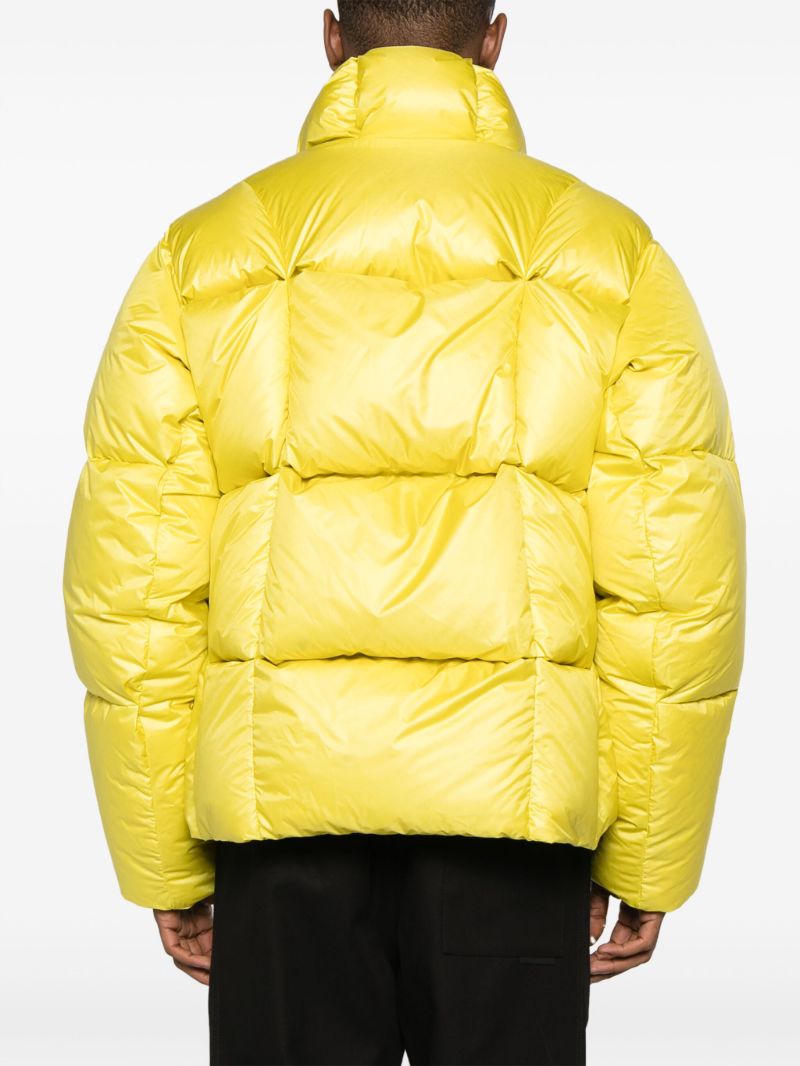 Yellow Three-dimensional Down Jacket