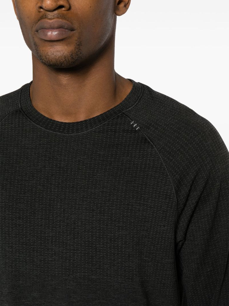 Grey Metal Vent Tech Long Sleeve T-shirt