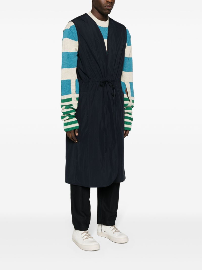 Blue Lab Sleeveless Coat