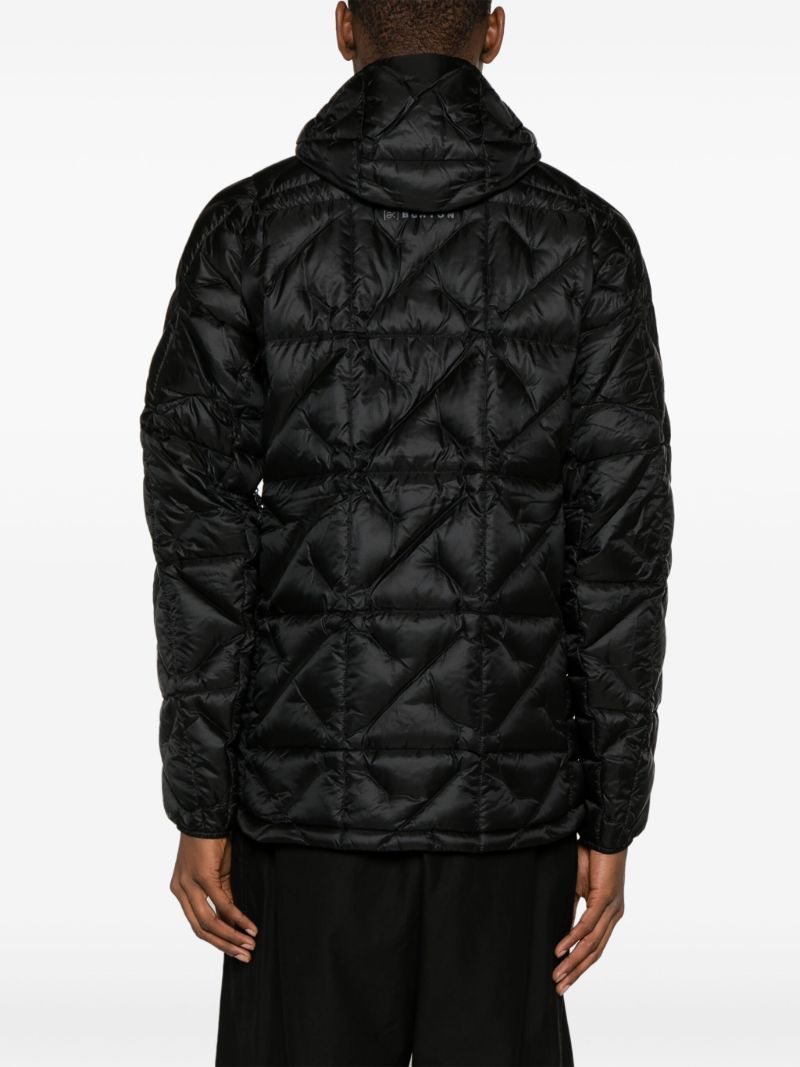 Black Baker Hooded Down Jacket