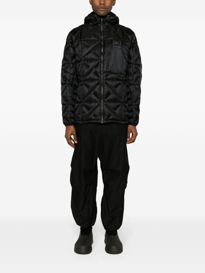 Black Baker Hooded Down Jacket