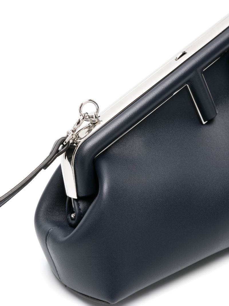 Blue Fendi First Small Leather Clutch