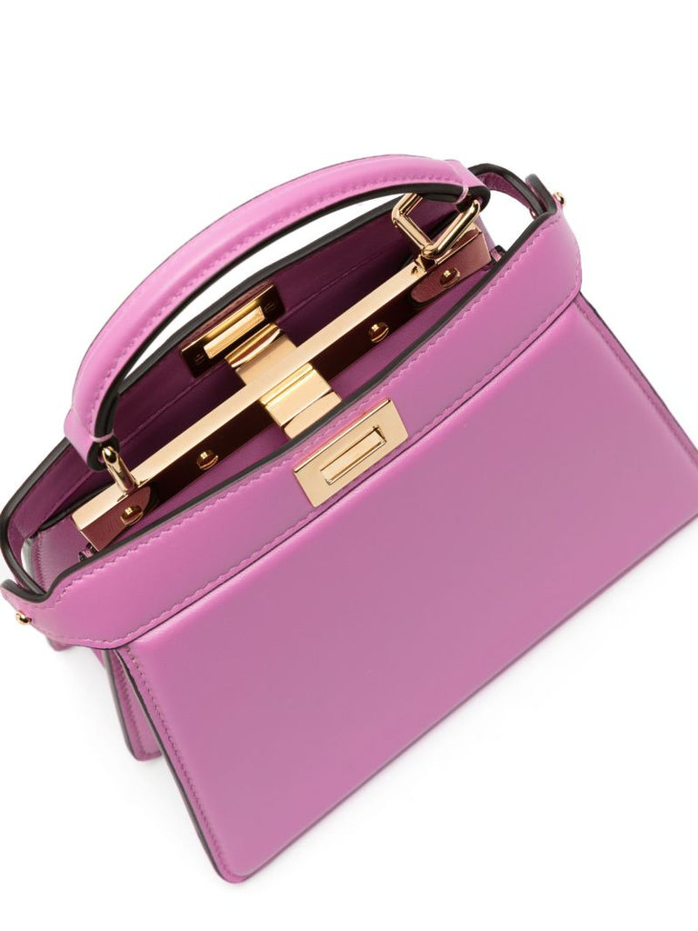 Pink Small Peekaboo Tote Bag